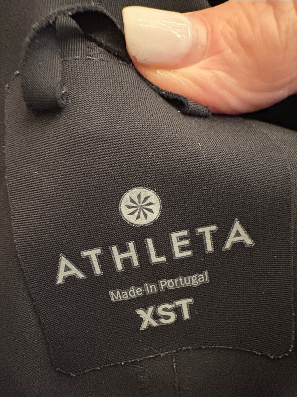 Athleta Black Stellar Open Blazer Travel Minimal Size XS Wicking